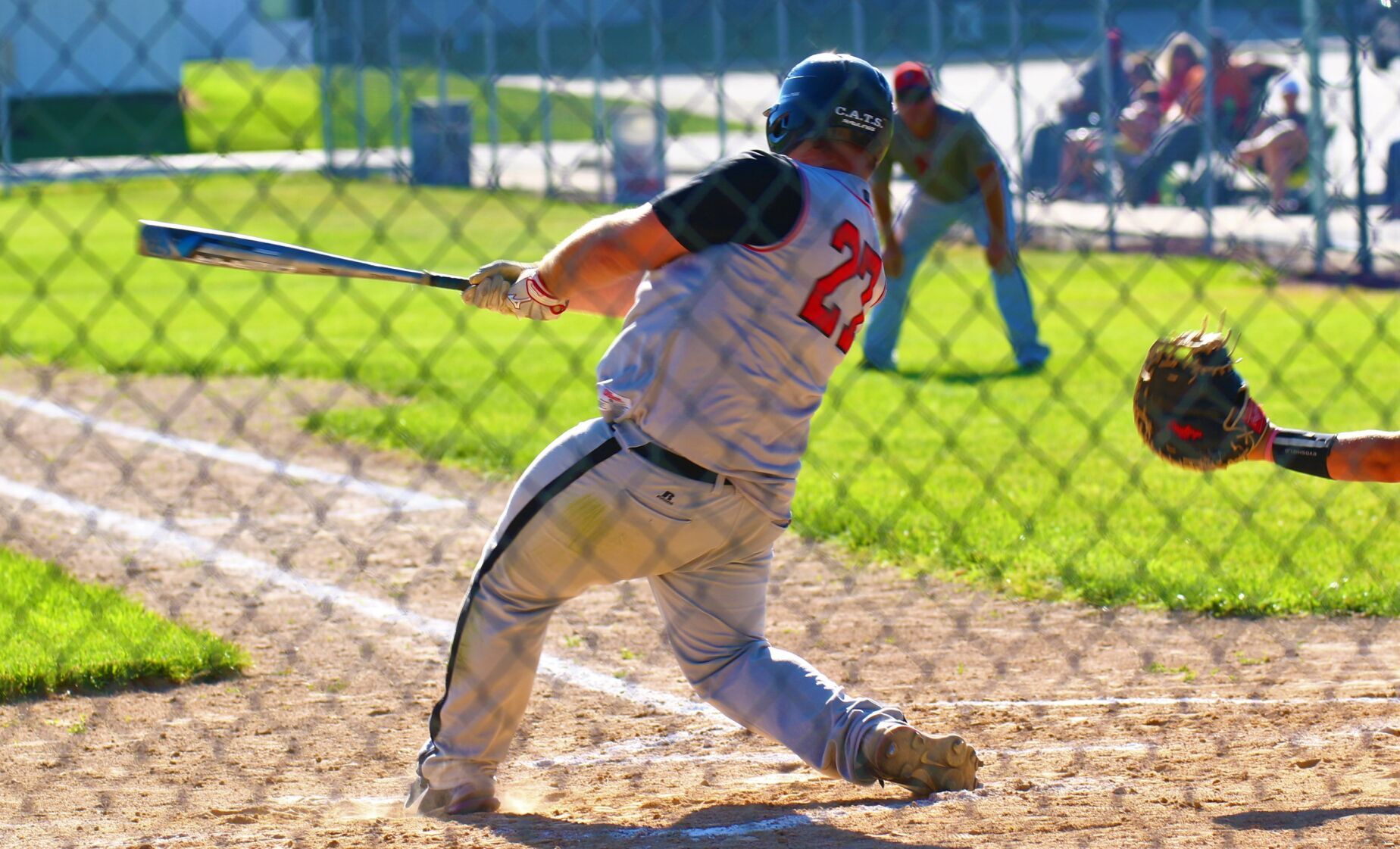 Mitchell Marr makes contact vs Northwood-Kensett 6/22/22